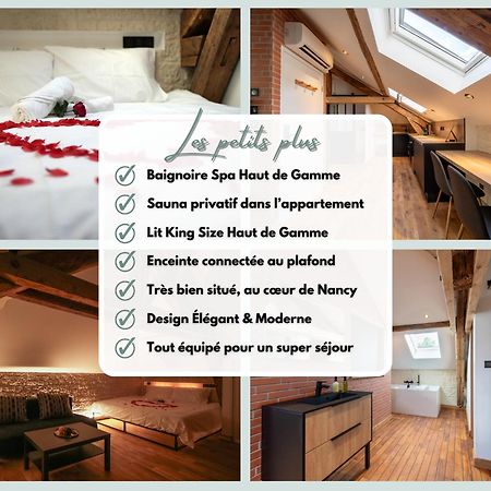 Evasion Chic, Spa Et Sauna Sous Les Toits Nancy Eksteriør billede